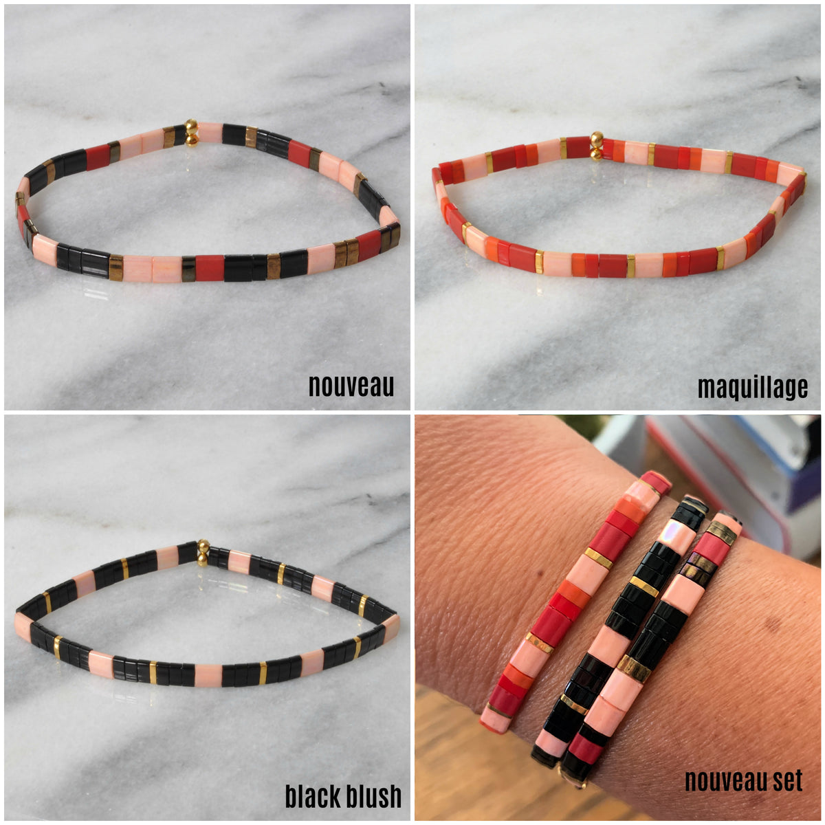 Tile Bracelet Curated Set — NOUVEAU SET | Handmade by Libby & Smee