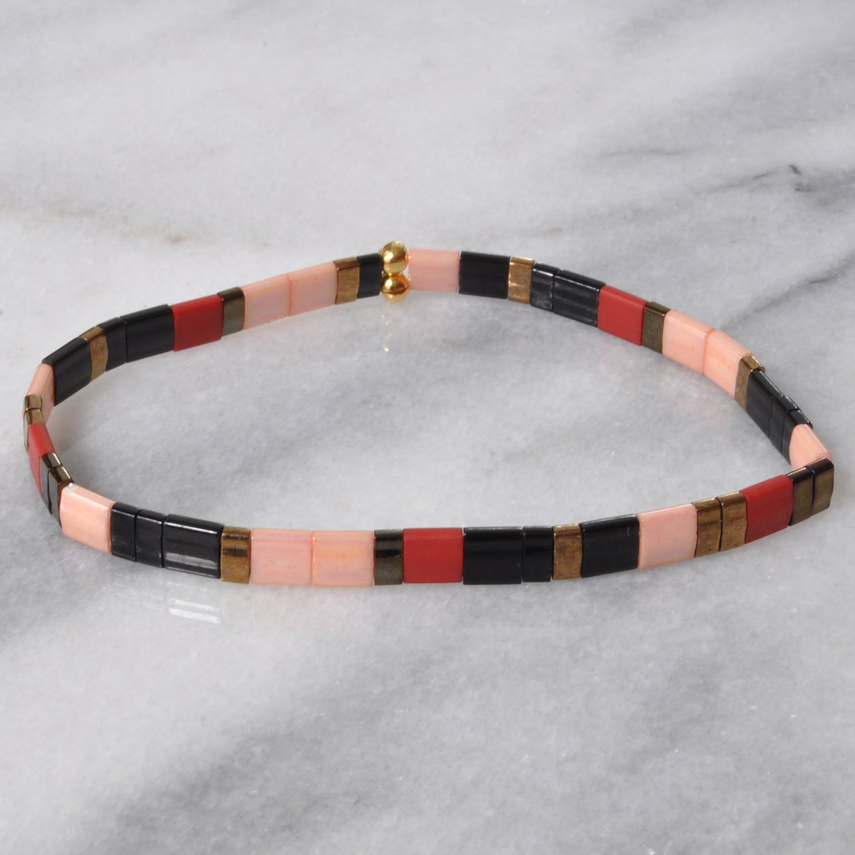 Stretch Tile Bracelet - Nouveau | Handmade by Libby & Smee