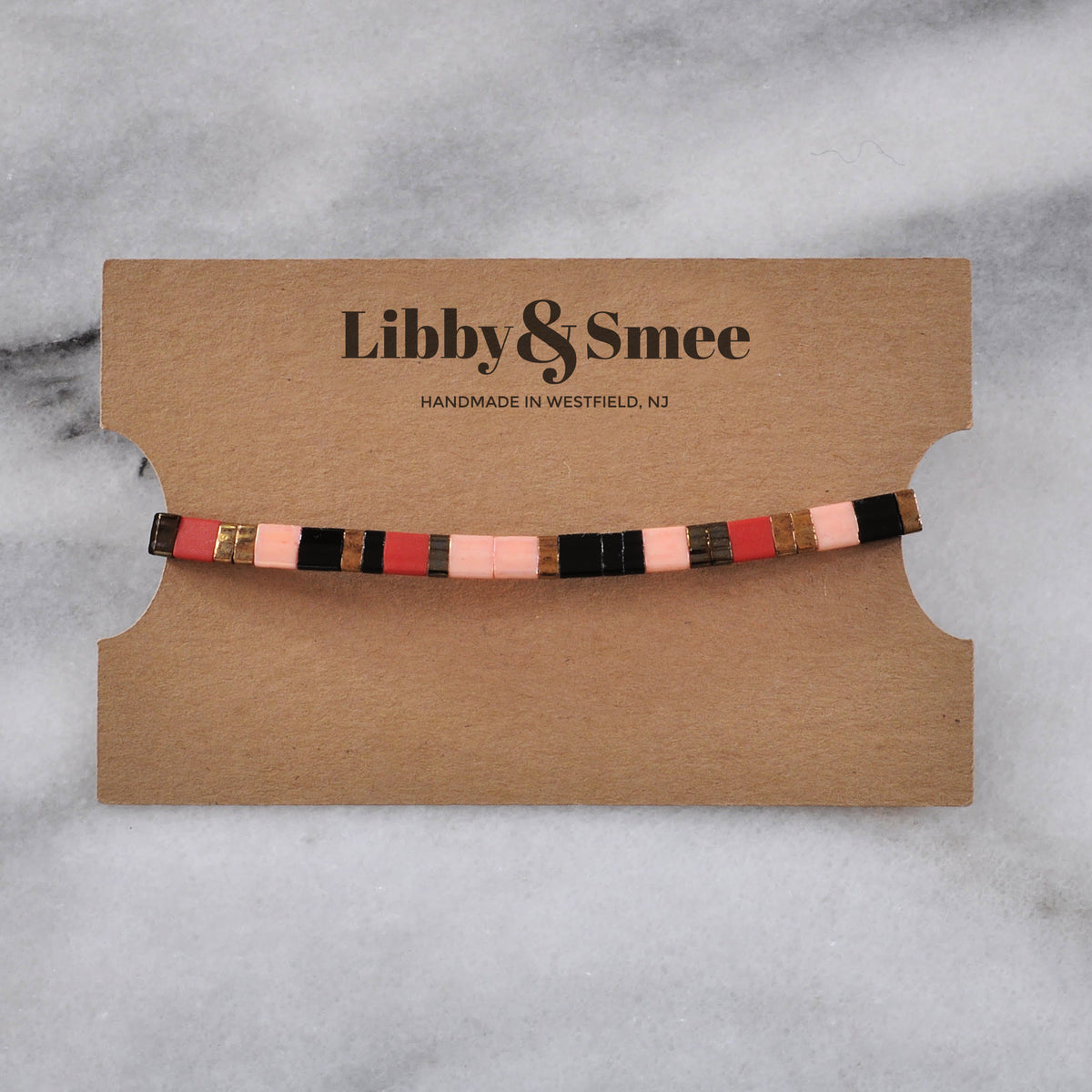 Stretch Tile Bracelet - Nouveau | Handmade by Libby & Smee
