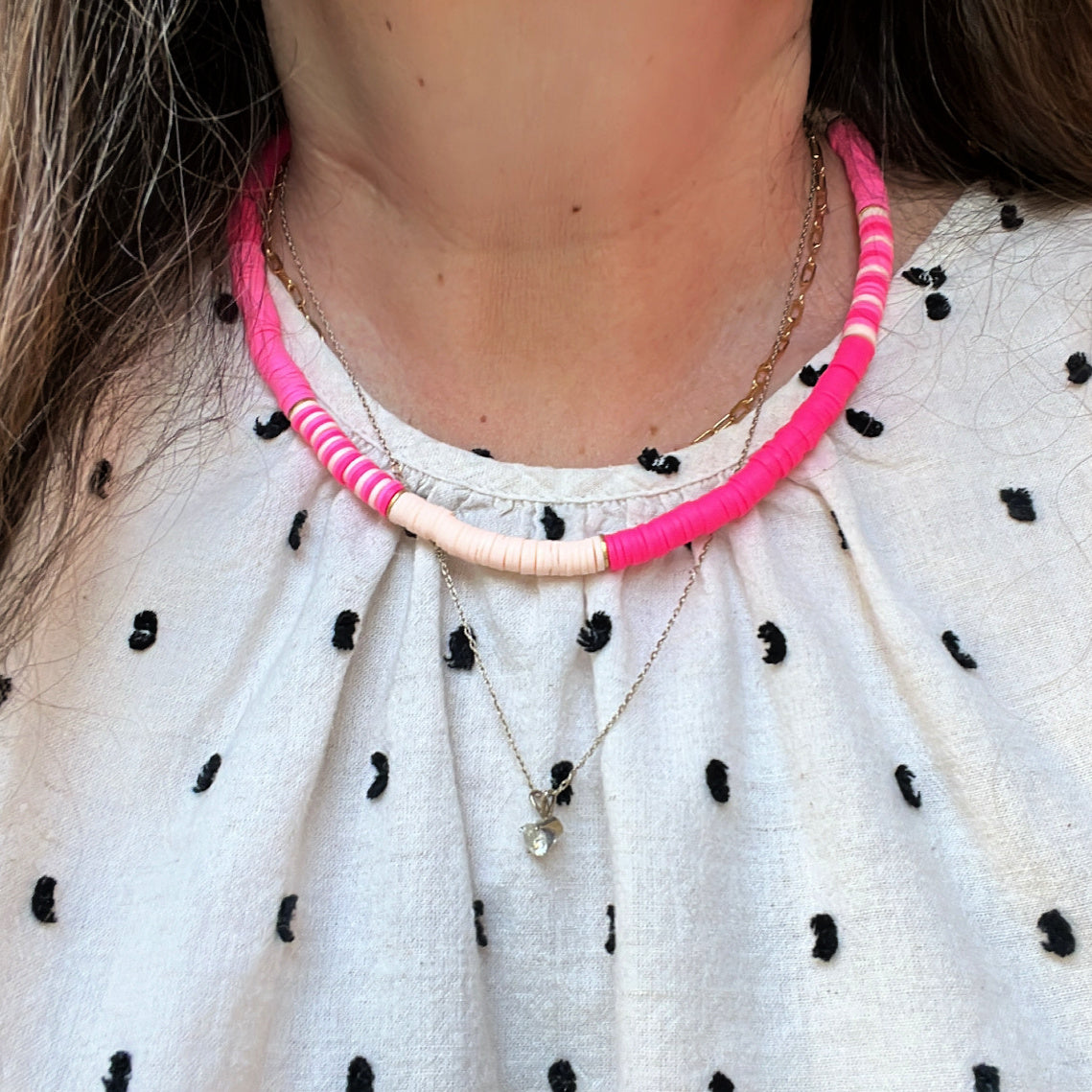 Heishi Bead Necklaces Handmade by Libby Smee1