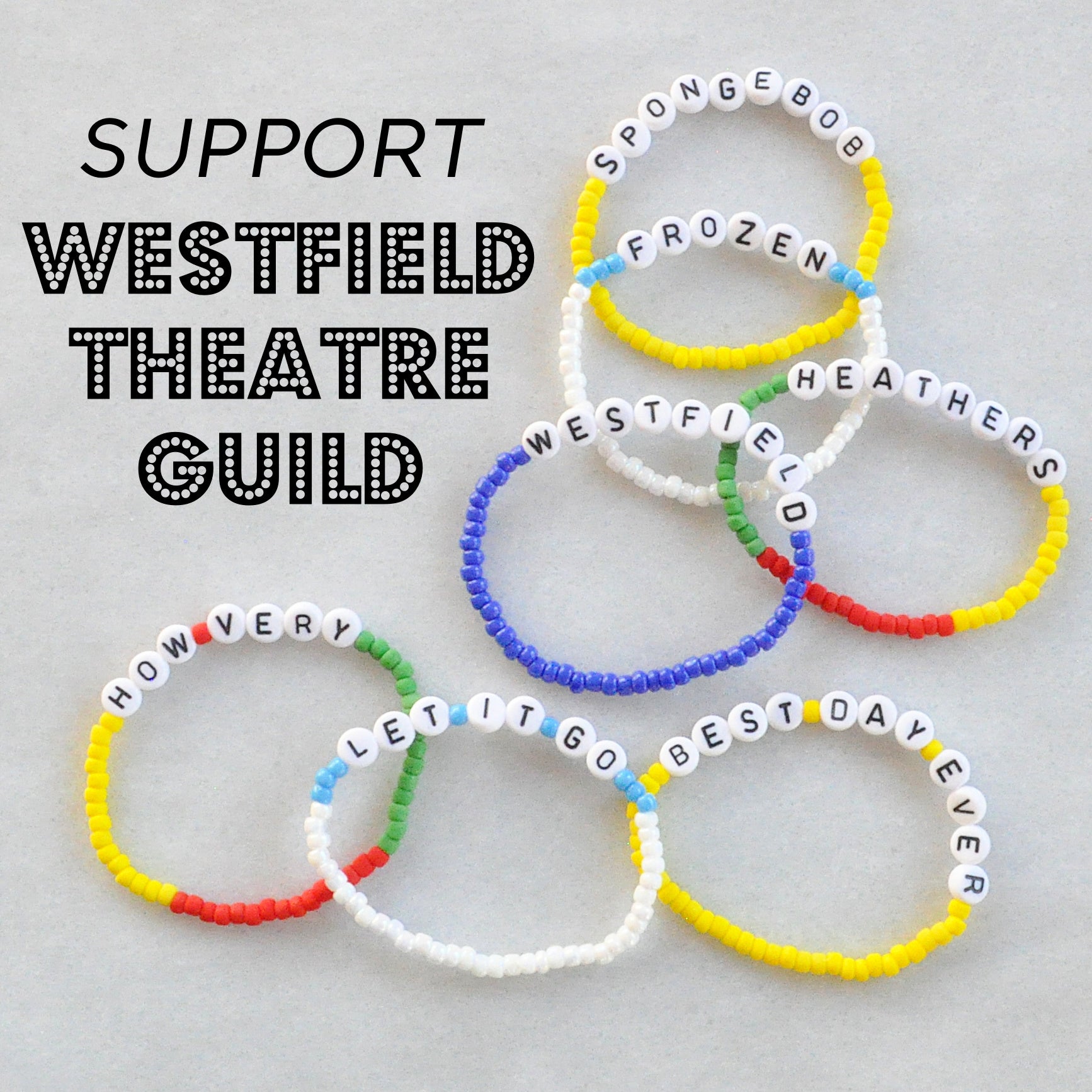 Friendship Bracelets to Support Westfield Theatre Guild