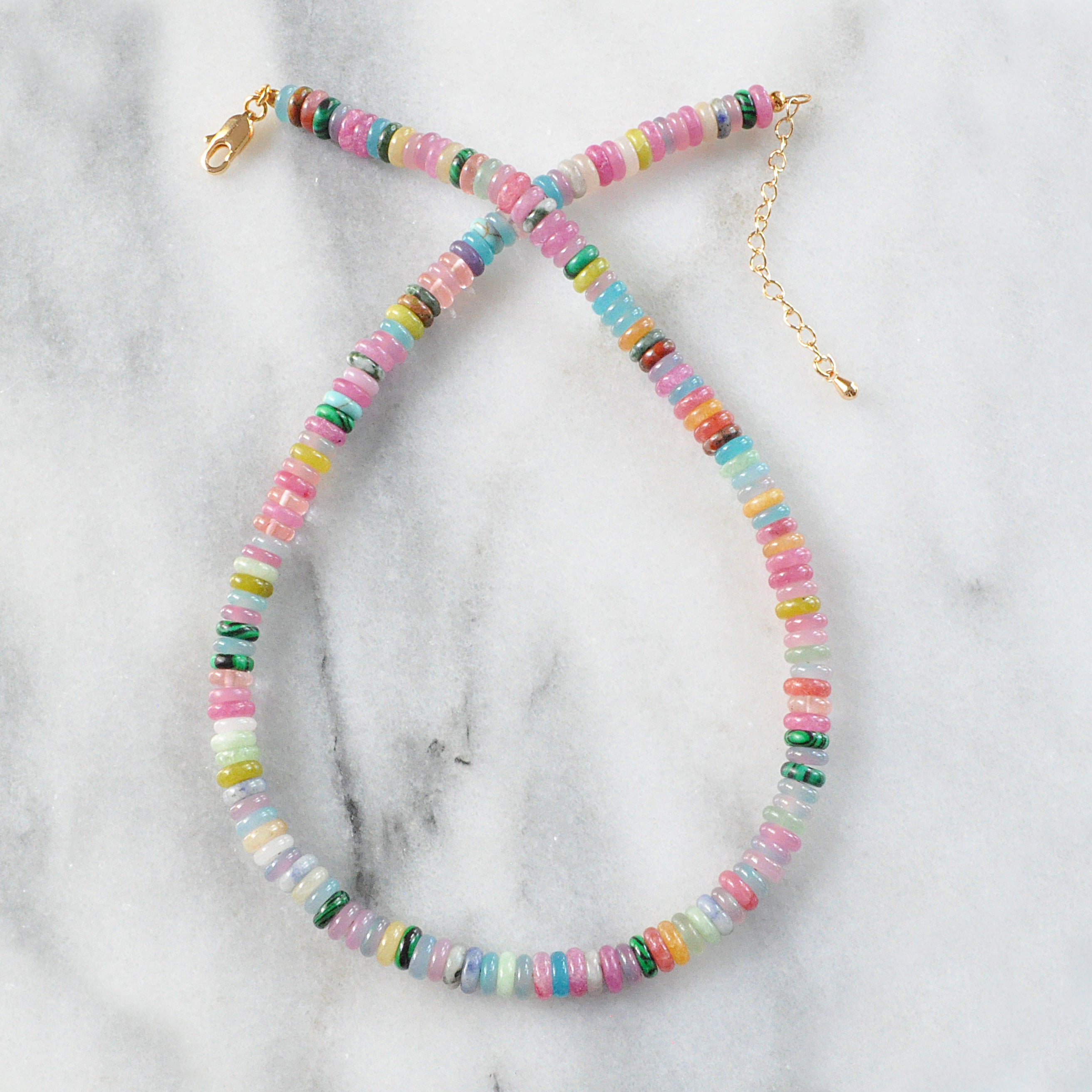 Tiny Seed Bead Necklace  Handmade by Libby & Smee