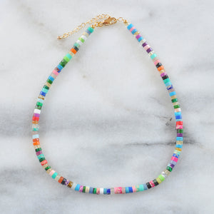 ON THE ROCKS Gemstone Choker Necklace