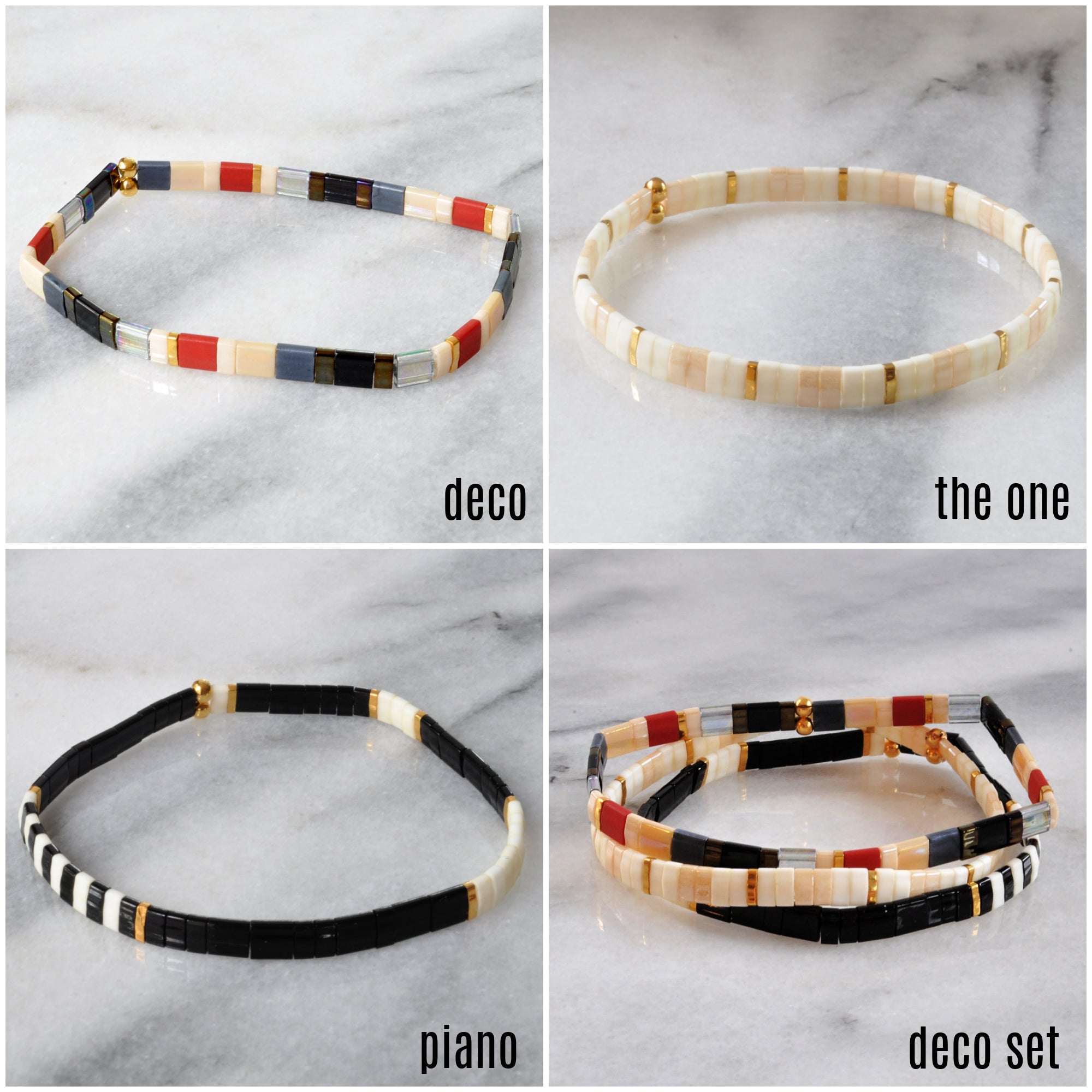 Tile Bracelet Curated Set - DECO SET
