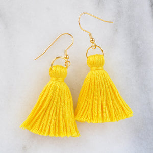 Mini Boho Tassel Earrings