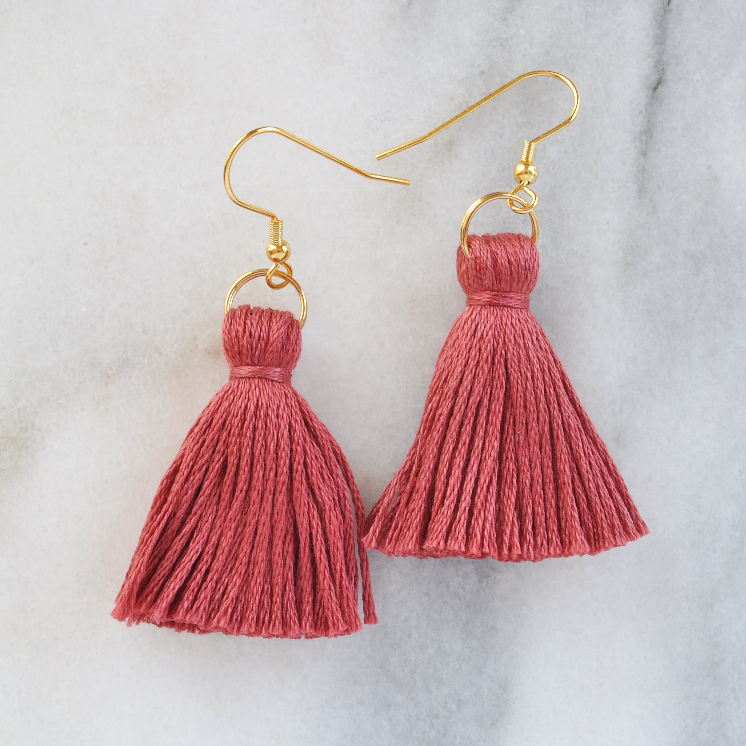 Mini Boho Tassel Earrings