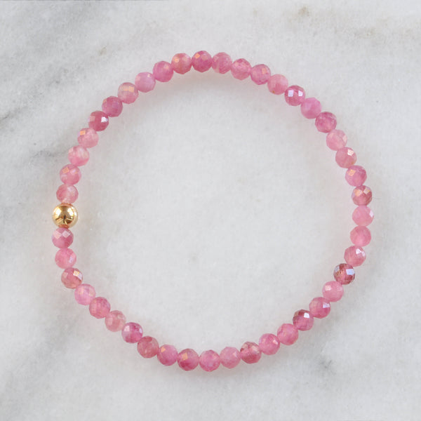 Pink Tourmaline Chakra Healing Bracelet – GemsAwakening