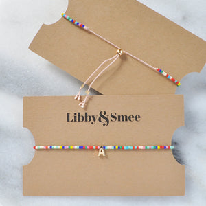 Initial Letter String Bracelet