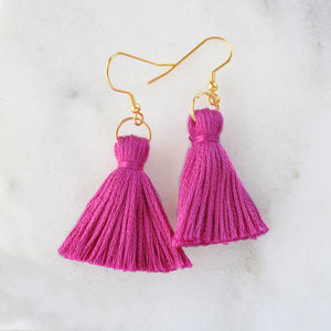 Mini Boho Tassel Earrings