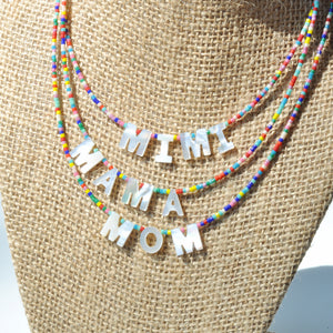 Mom, Mama, and Mimi Custom Necklaces for Mothers' Day