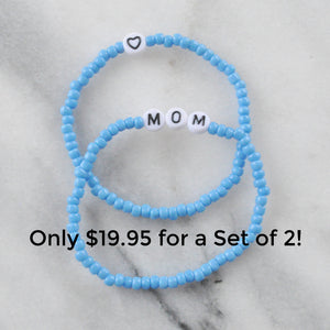 Mother's Day MOM Stretch Bracelet Set