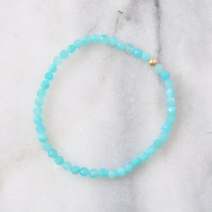 Amazonite Gemstone Stretch Bracelet