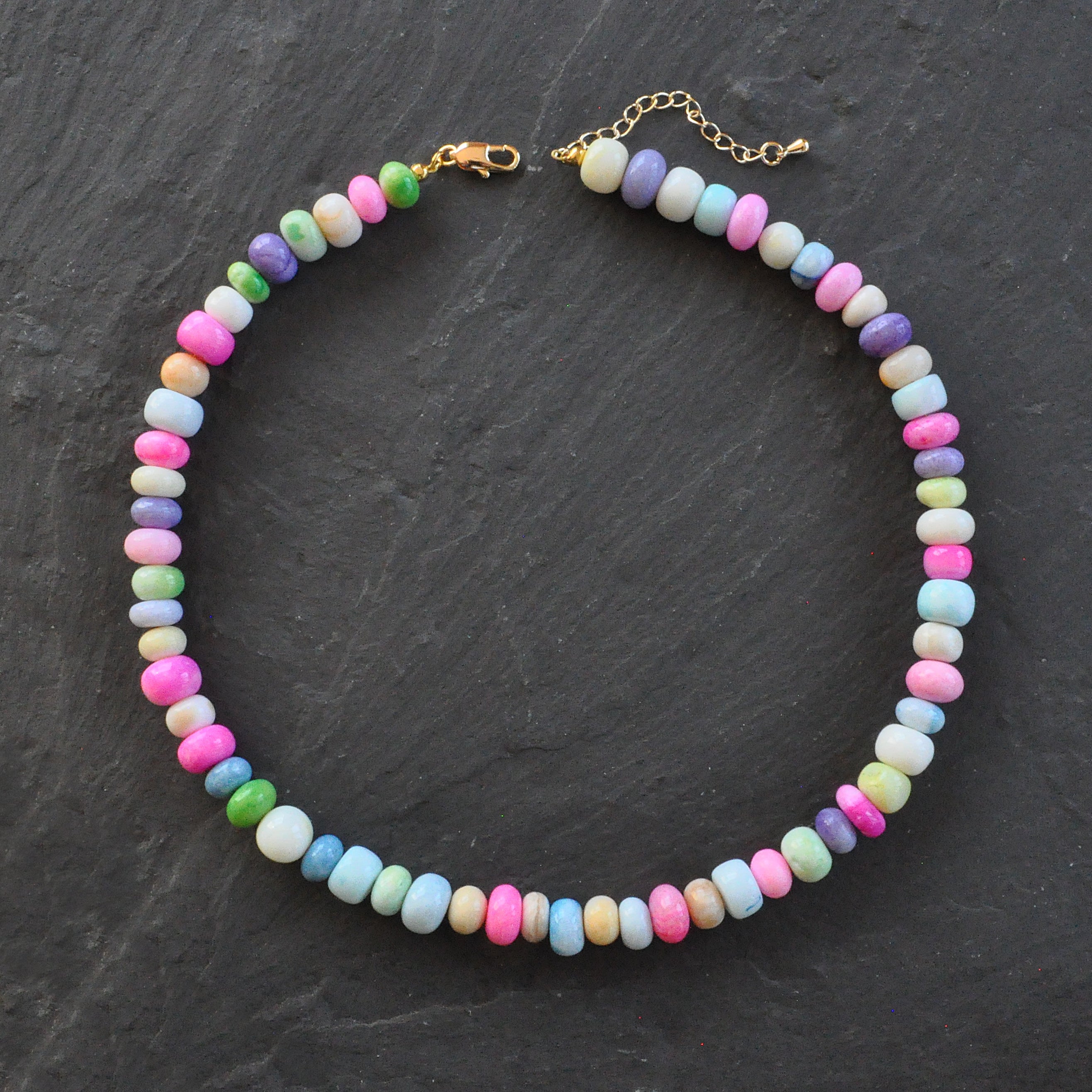 One-of-a-Kind Opal Candy Necklace