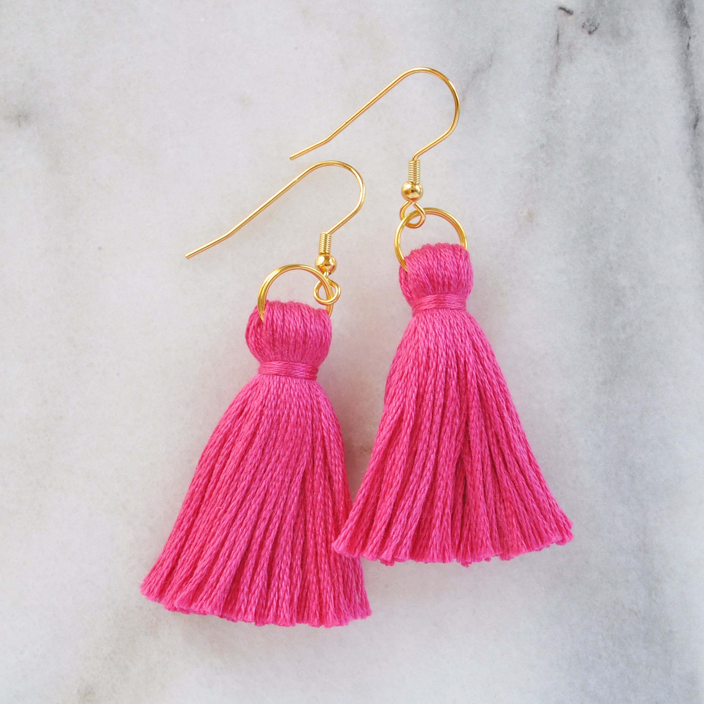 Mini Boho Tassel Earrings