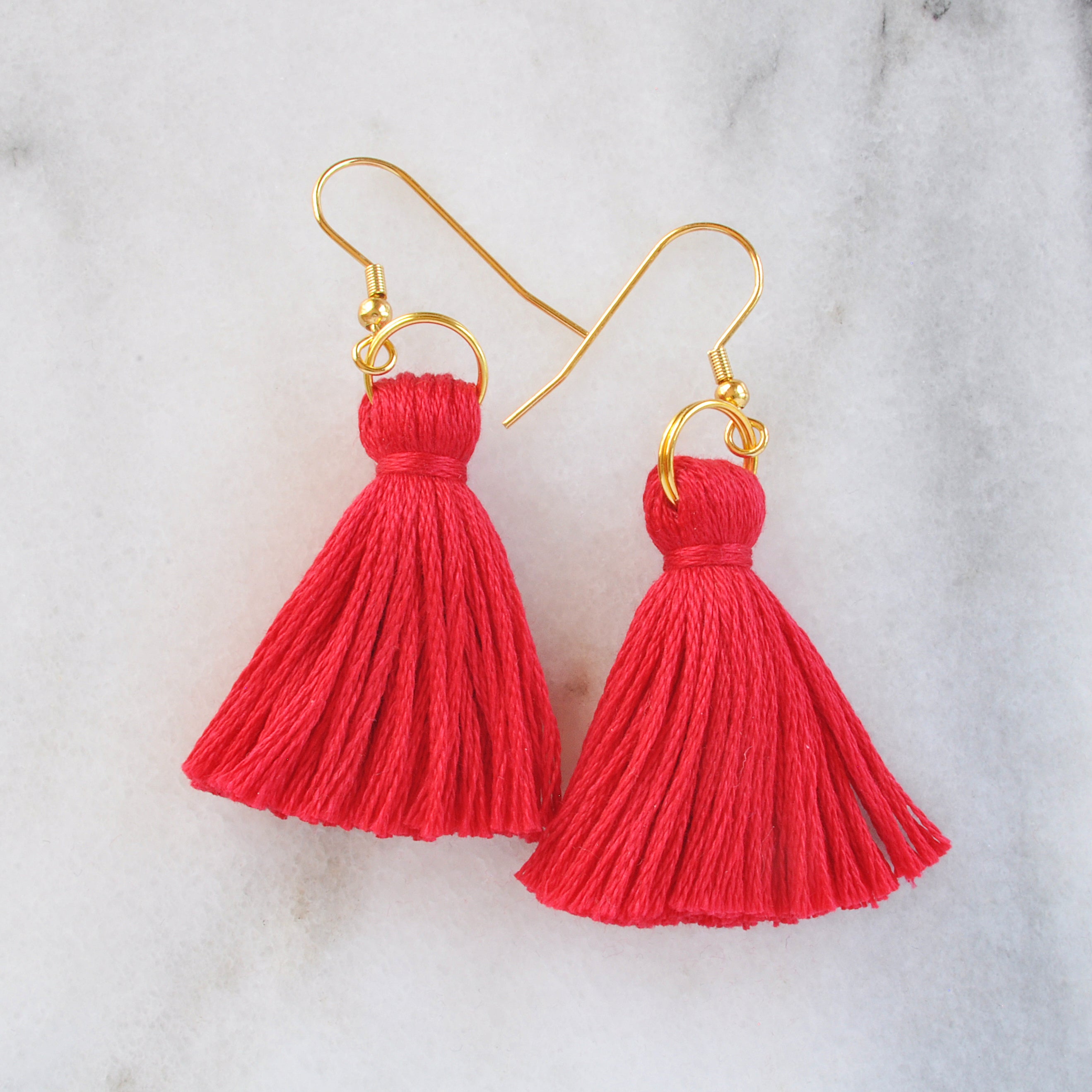 Mini Boho Tassel Earrings