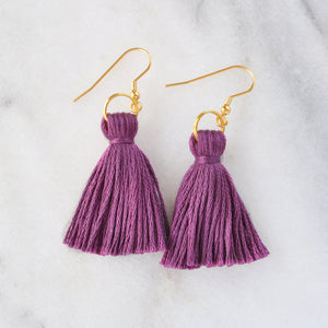 Mini Boho Tassel Earrings