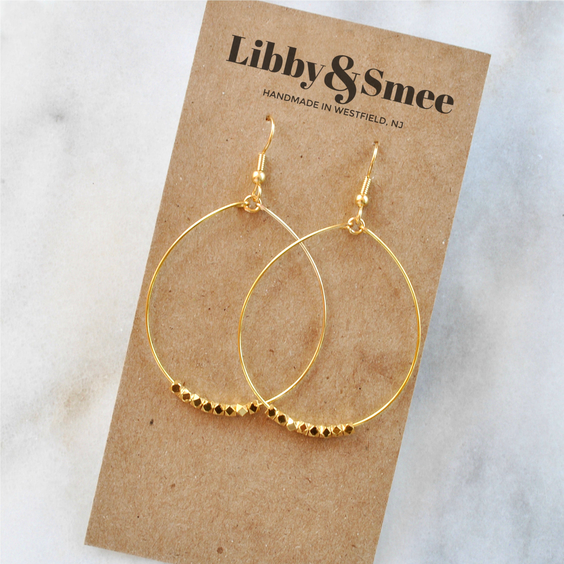 Gold Threader Gemstone Earrings