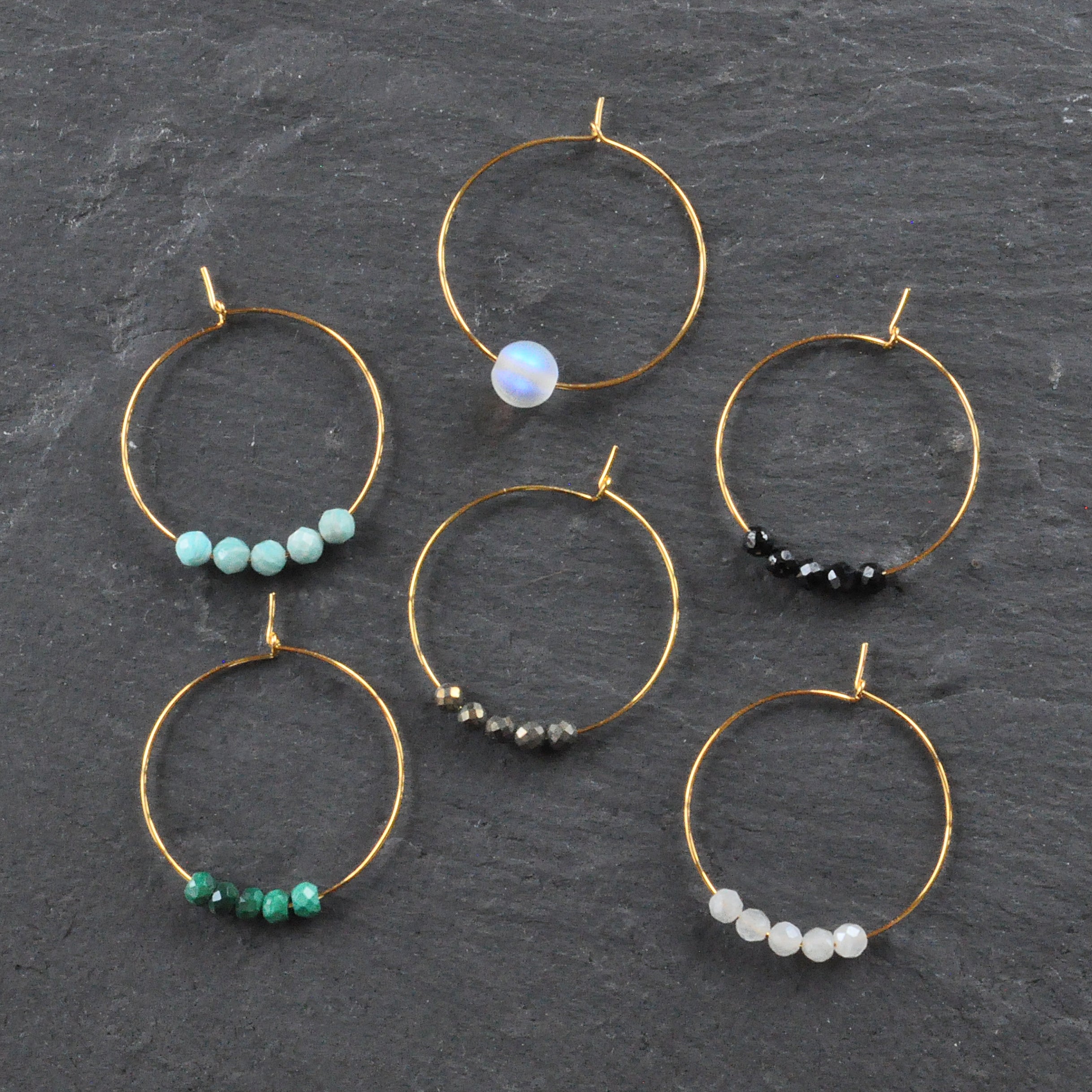 Libby & Smee gold plated hoops