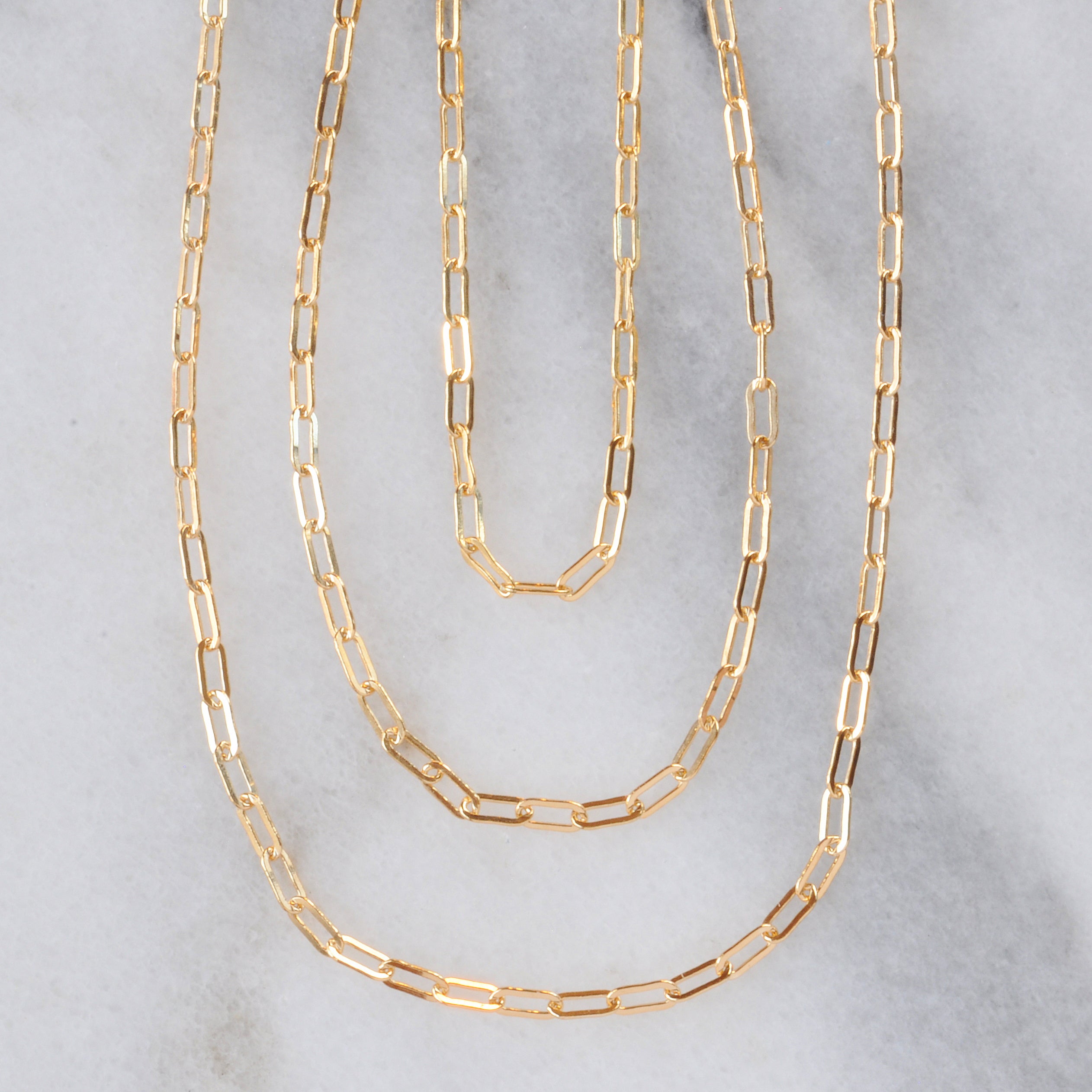Gold Filled Cable Chain Necklaces