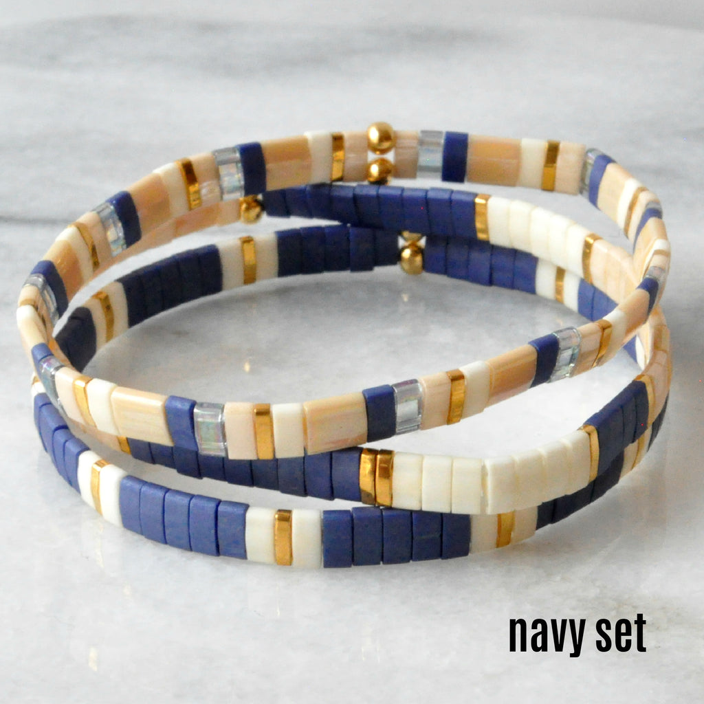 Curated Tile Bracelet Sets | Handmade by Libby & Smee