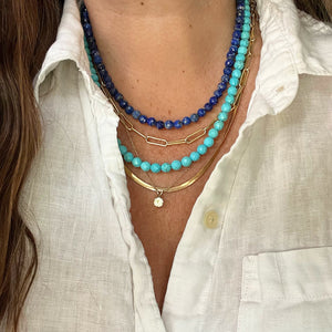 Blue Lapis Gemstone Necklace