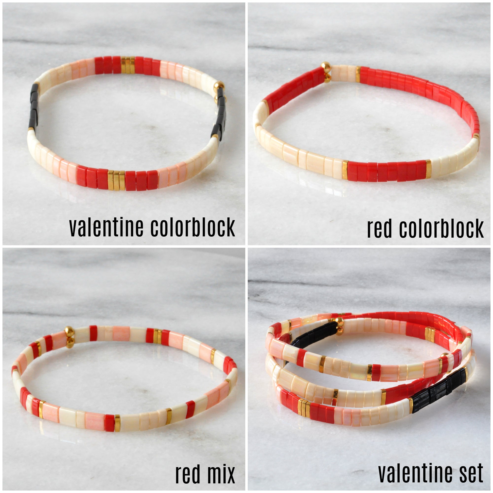 Tile Bracelet Curated Set - VALENTINE SET