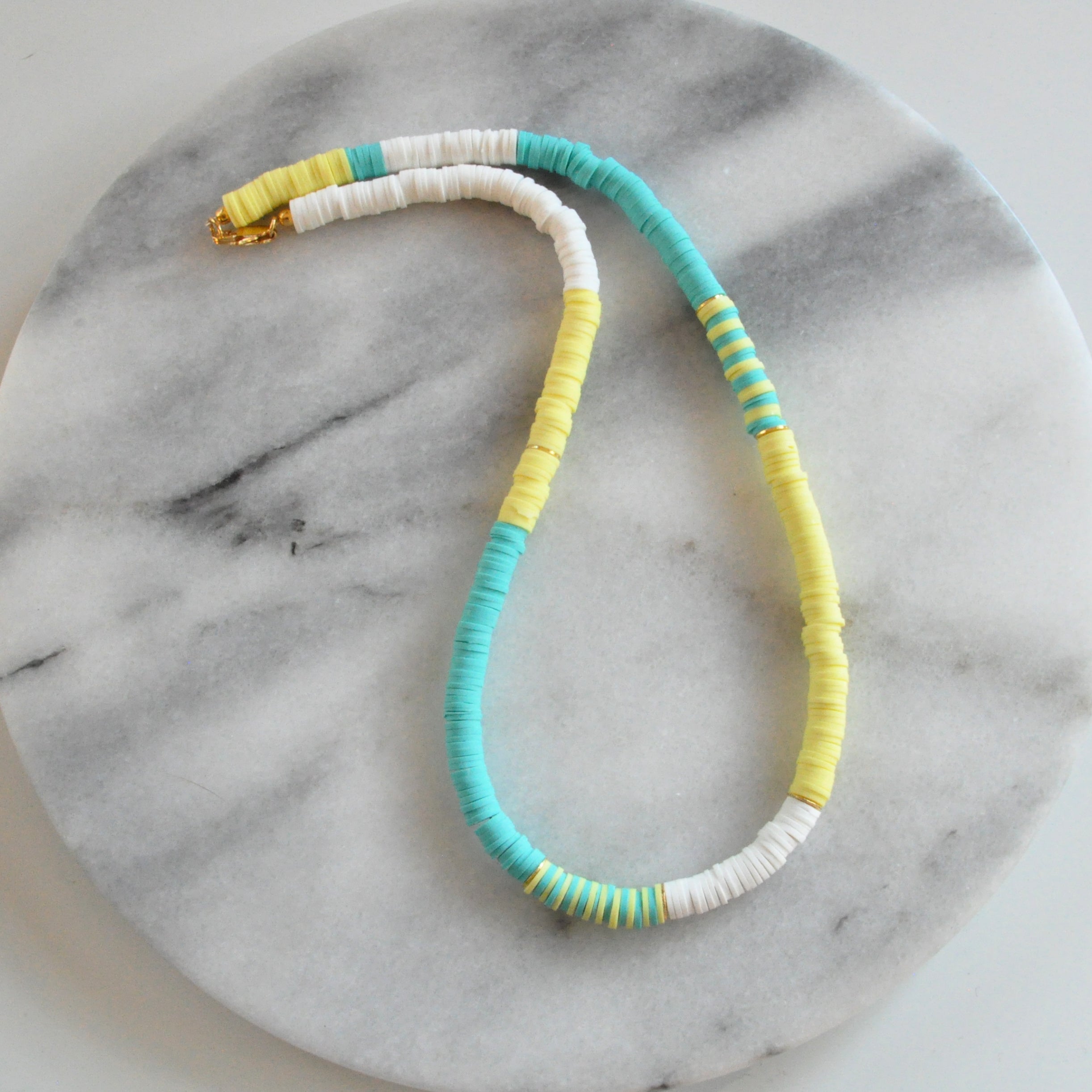 Seashell Beaded Necklace  Handmade by Libby & Smee