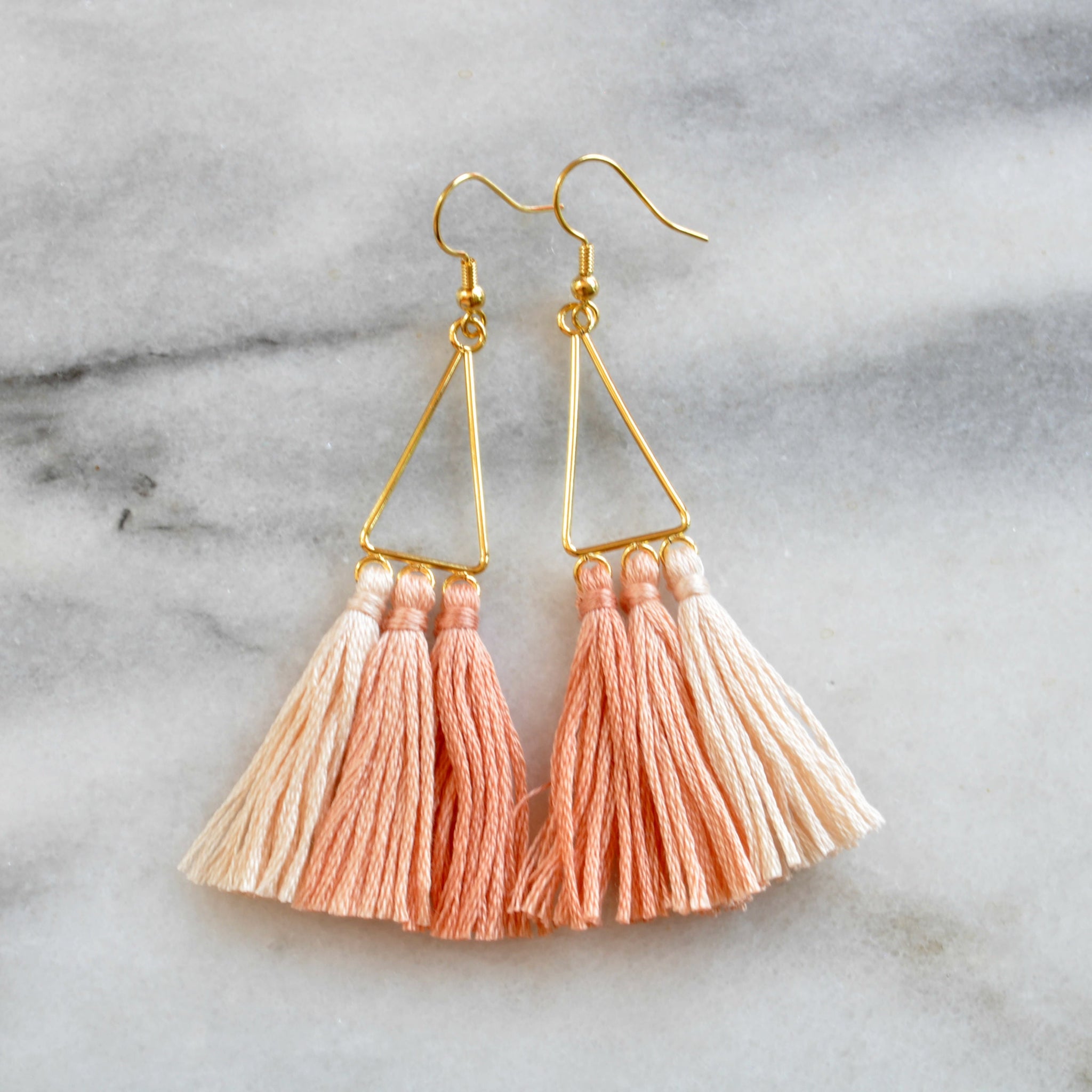 Tassel Earrings Handmade by Libby Smee