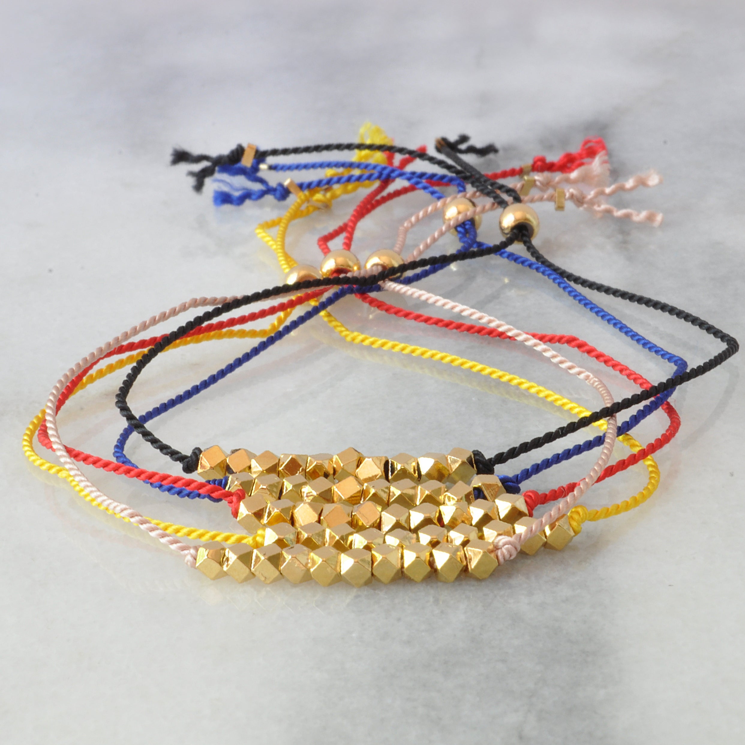 String Brcelets Gold Bead String Bracelet