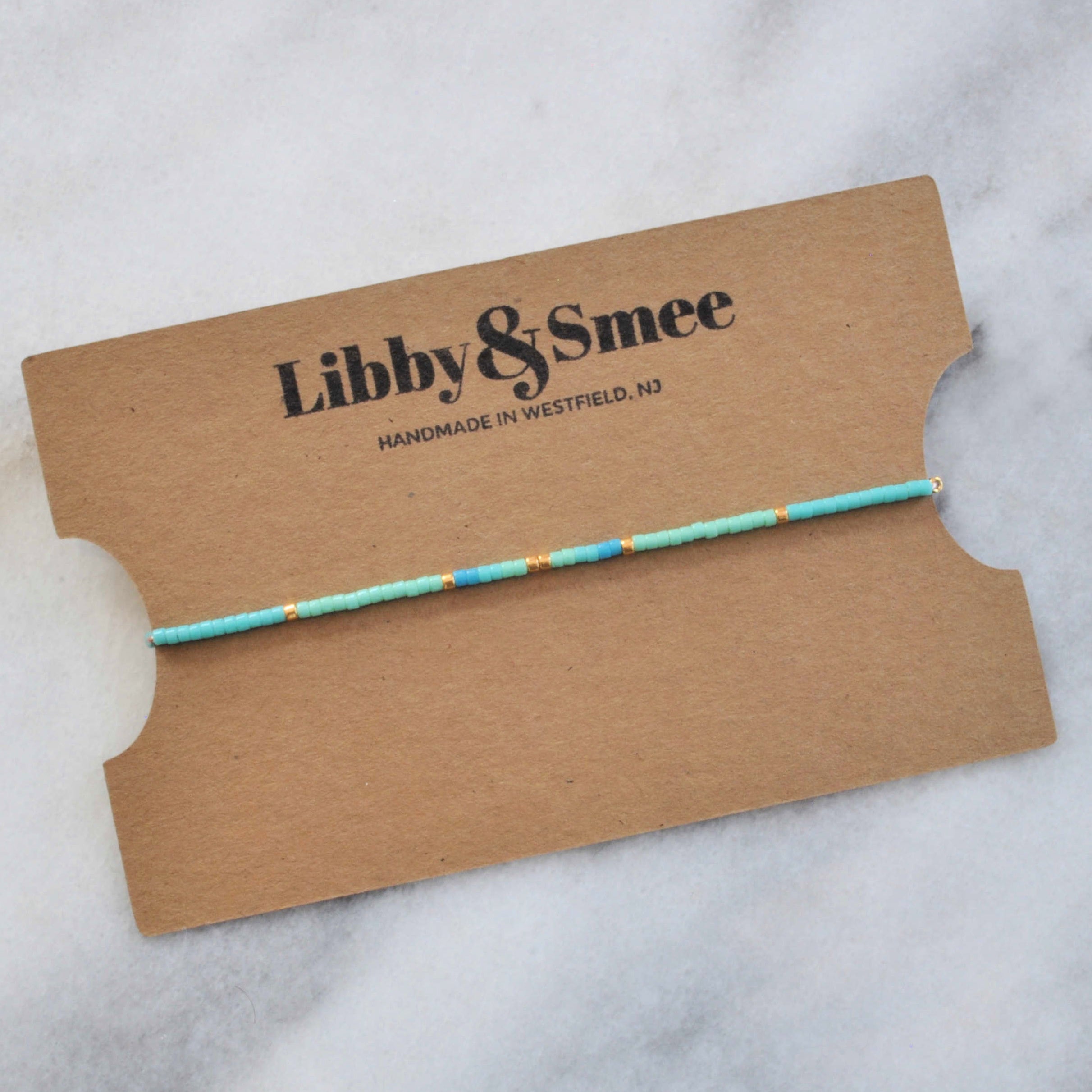 Beaded String Bracelet — ARUBA | Handmade by Libby & Smee