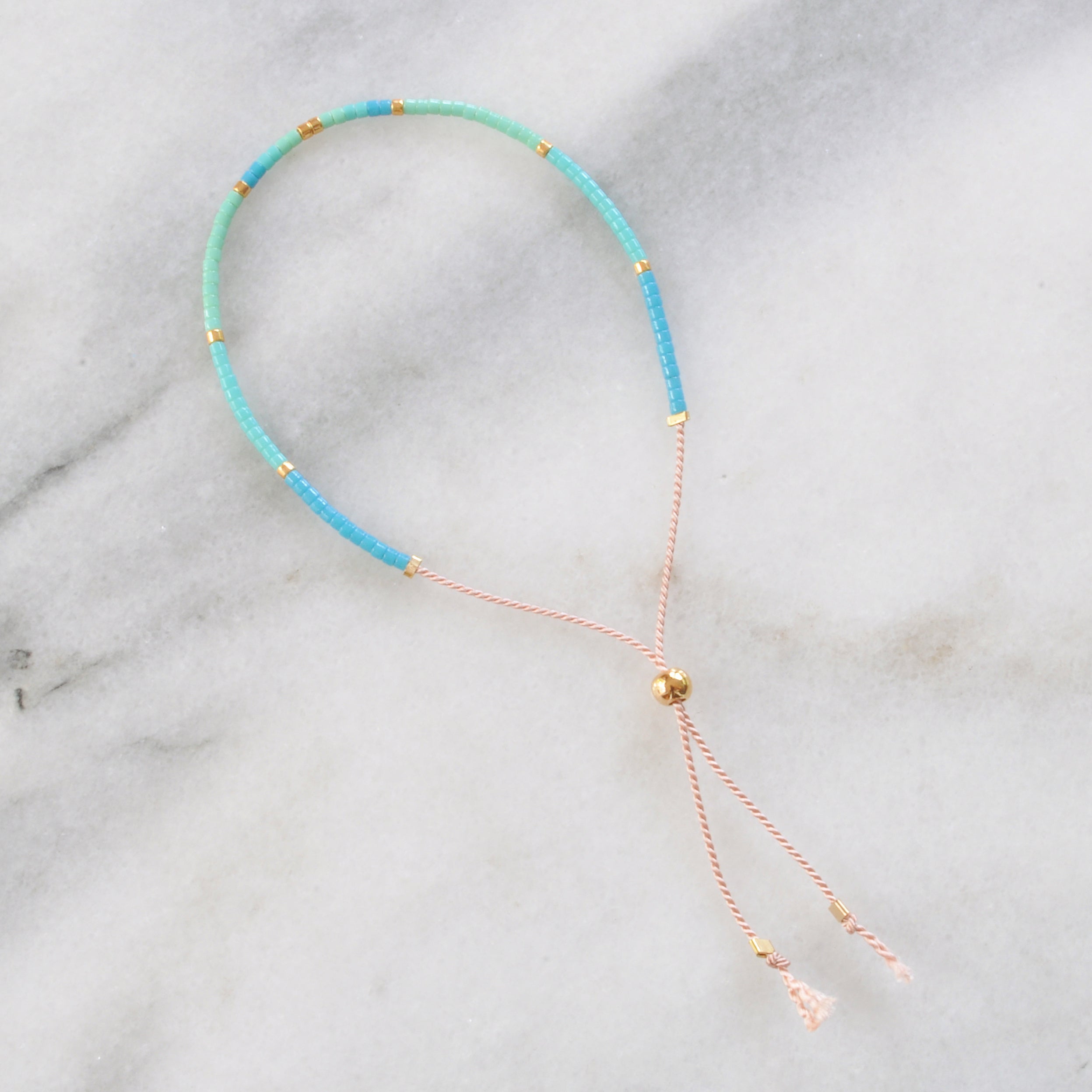 Beaded String Bracelet — ARUBA | Handmade by Libby & Smee