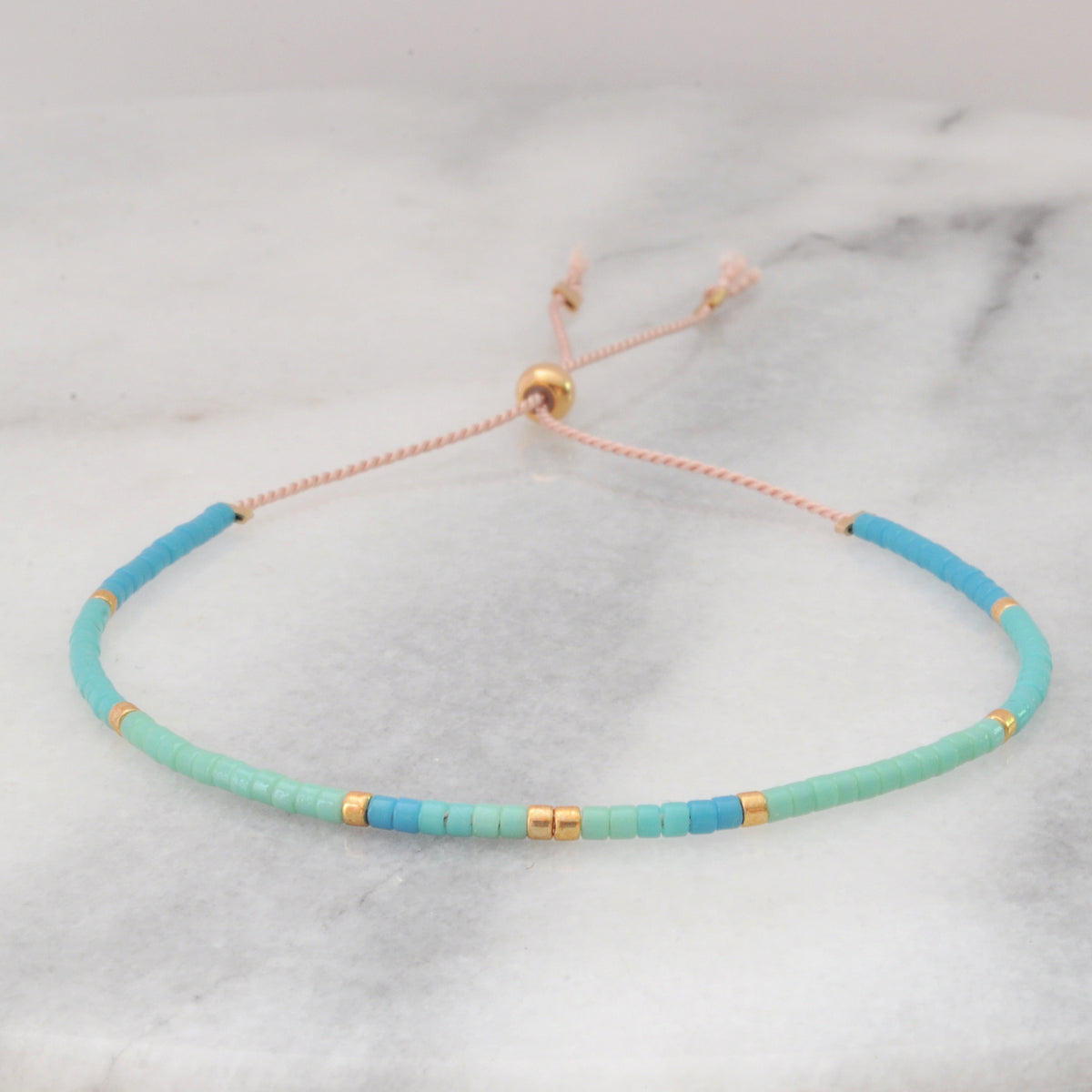 Beaded String Bracelet — ARUBA | Handmade by Libby & Smee