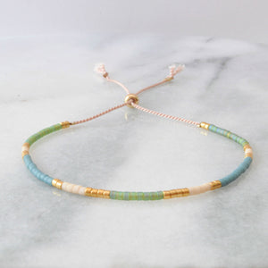 Beaded String Bracelet — MUTED