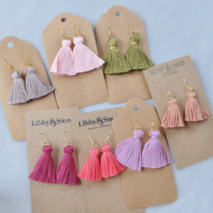 Discontinued Tassel Earrings - CLEARANCE