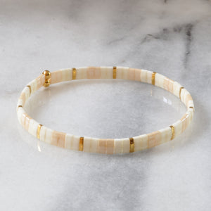 Libby & Smee stretch tile bracelet in The One