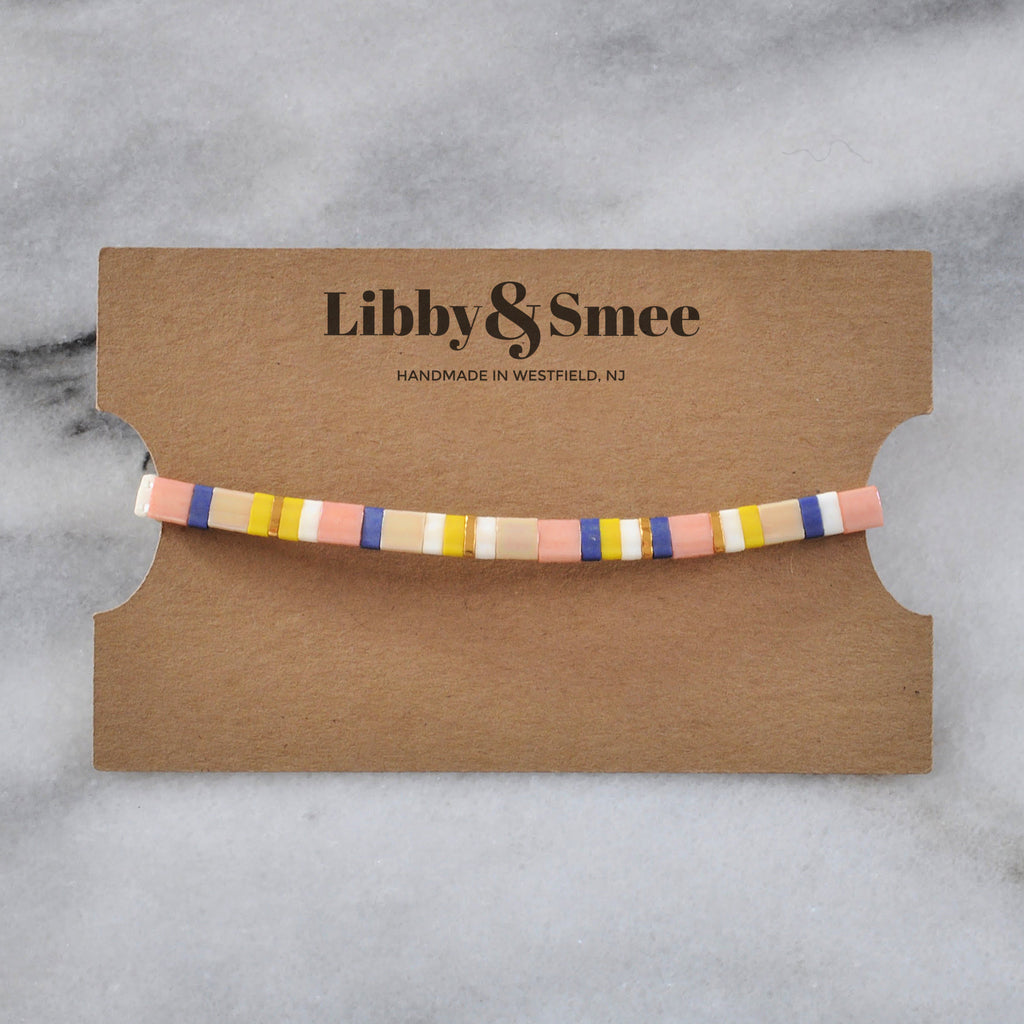 Stretch Tile Bracelet - The Classic | Handmade by Libby & Smee