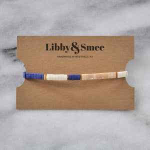 Libby & Smee stretch tile bracelet in Nautical