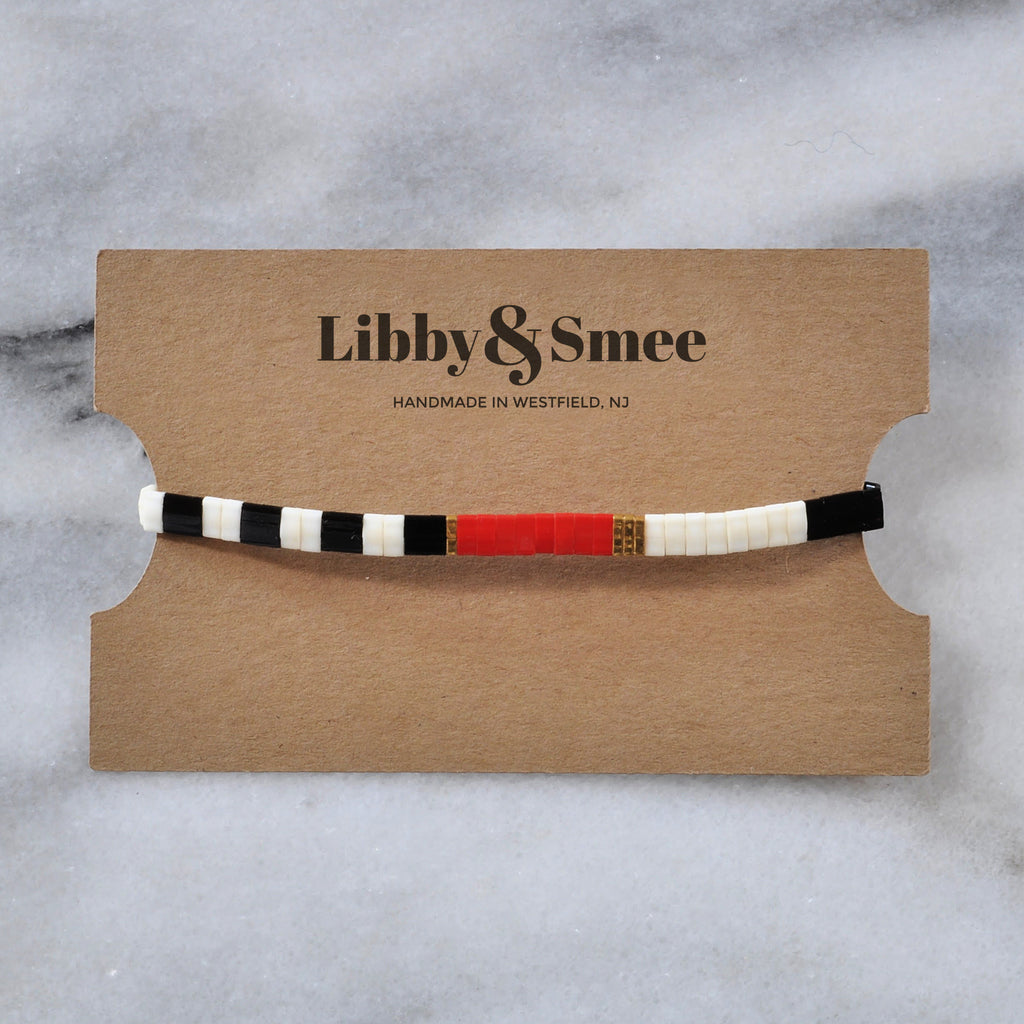 Stretch Tile Bracelet - Graphic | Handmade by Libby & Smee