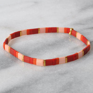 Libby & Smee stretch tile bracelet in Maquillage