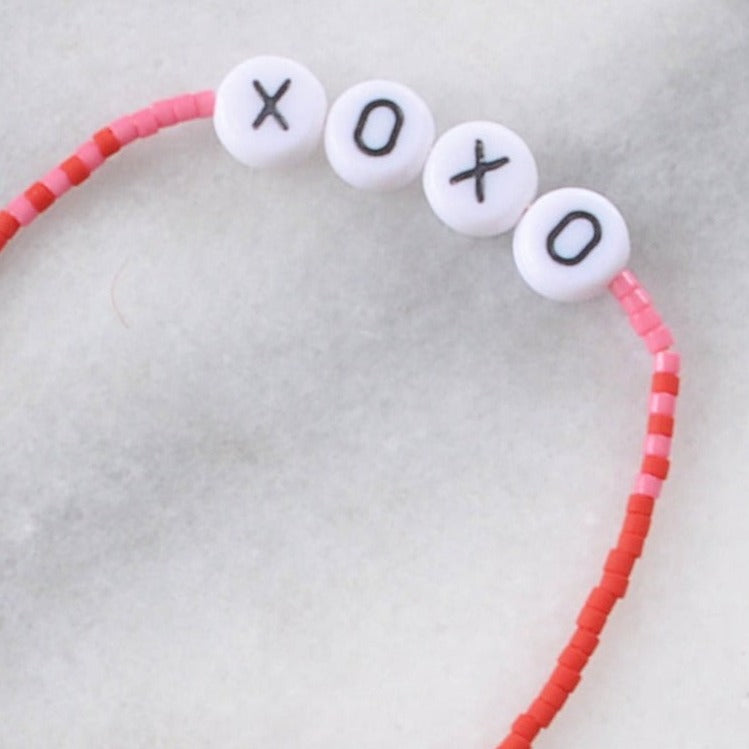 XOXO and BE MINE String Bracelets